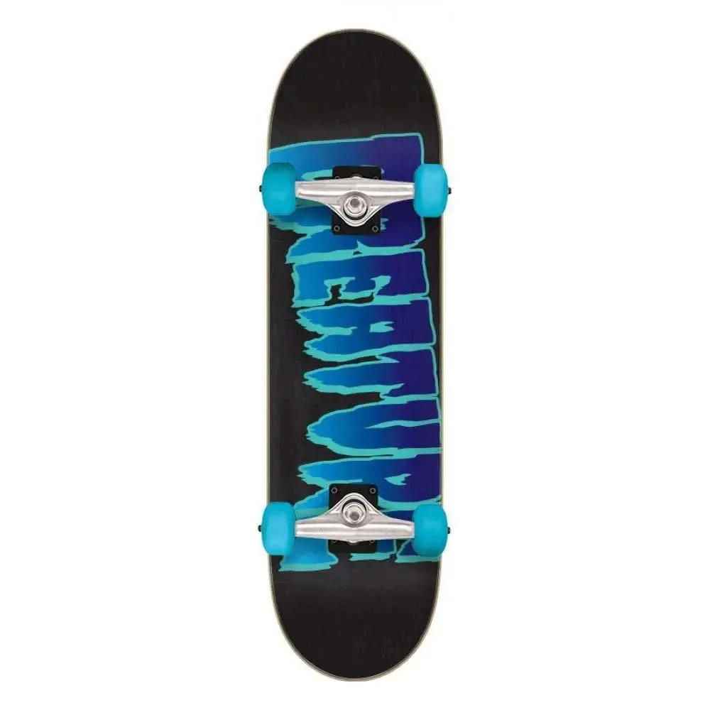 Creature Logo Micro Complete Skateboard 7.5", Black/Blue 1