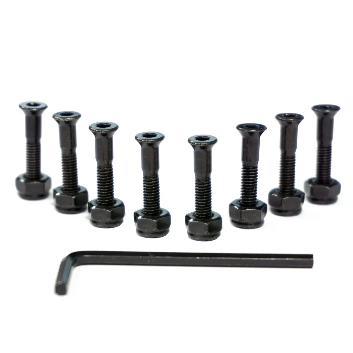 Core Skateboarding Truck Mounting Hardware Bolts 1" - Black 1