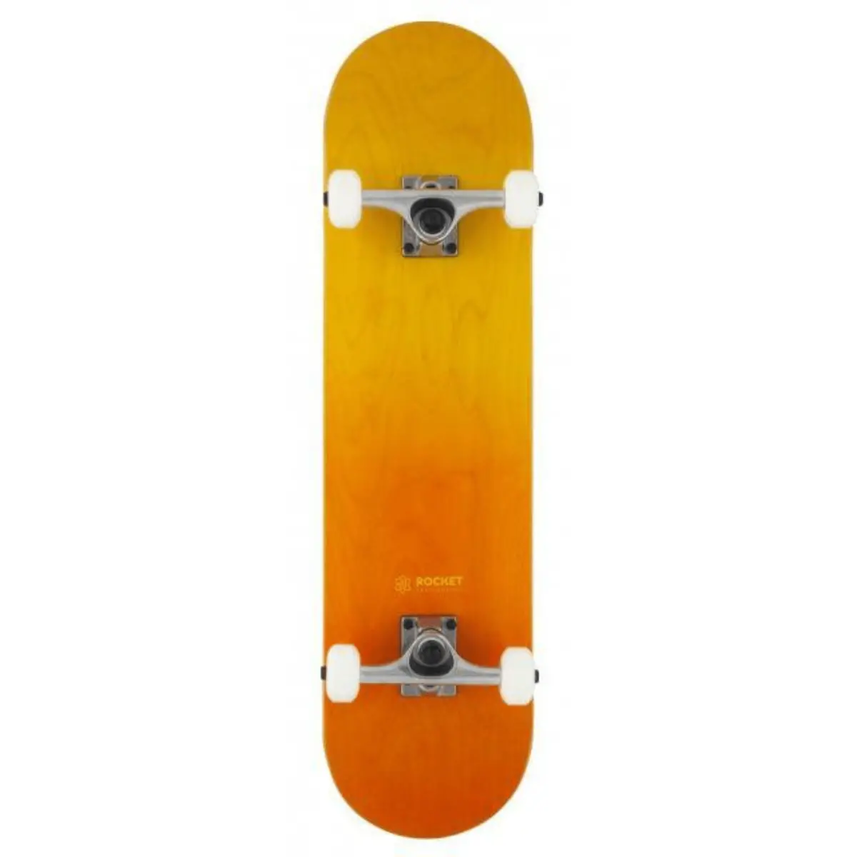 Rocket Complete Skateboard Double Dipped 8", Orange 1