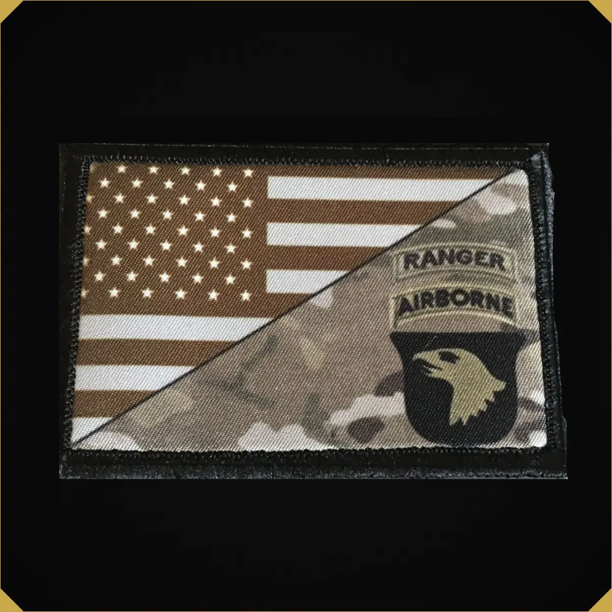 101St Screaming Eagles Airborne Rangers Multicam Morale Patch  Auto Renew 1