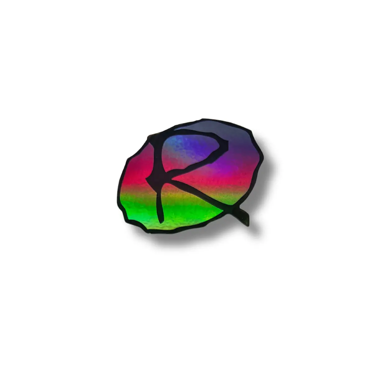 Rampworx "R" Sticker, Shiny Northern Lights 1