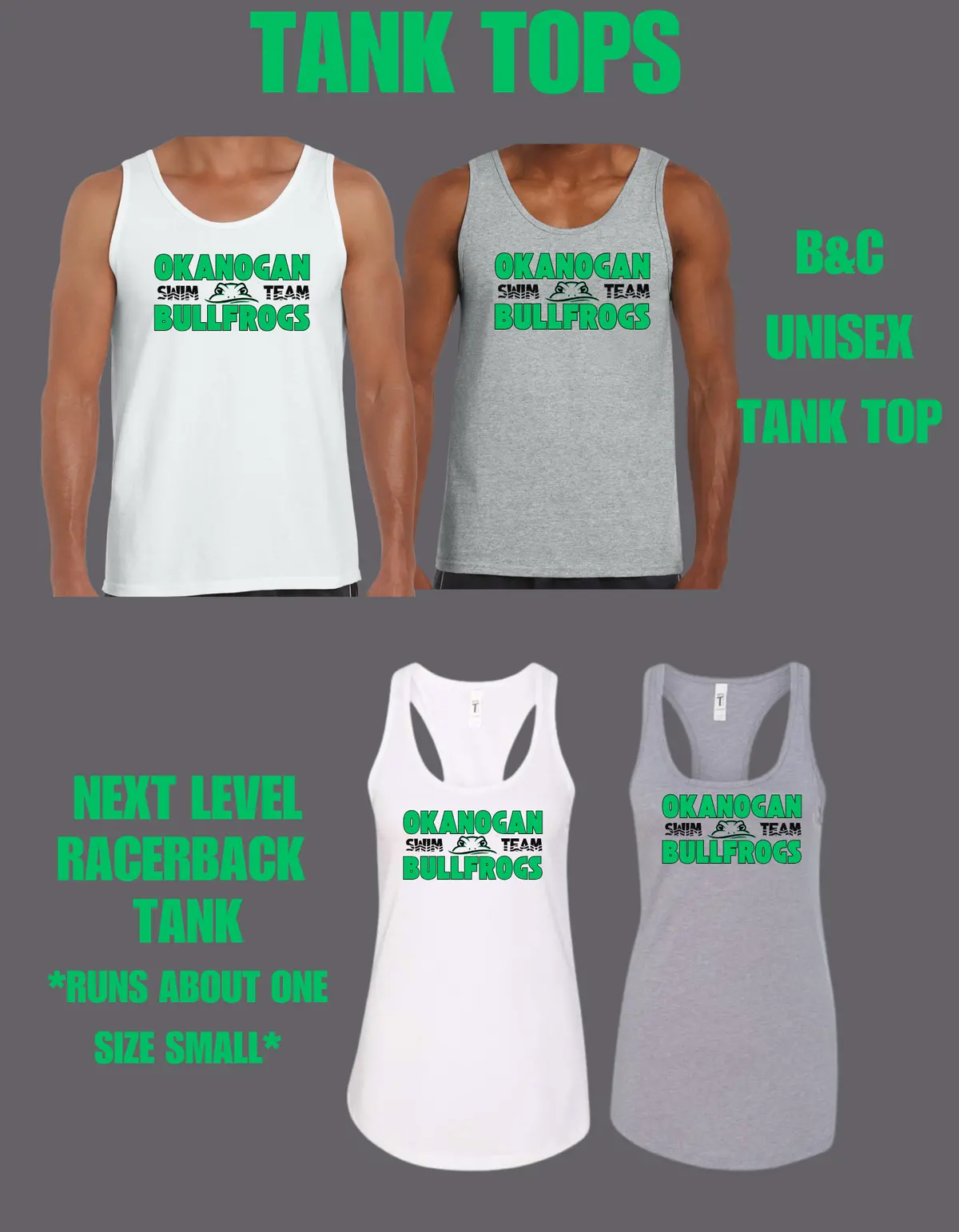 Okanogan Swim Tank Tops 1