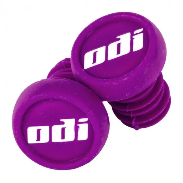 Odi Push In Scooter/Bmx Bar End Plugs Pair, Purple 1