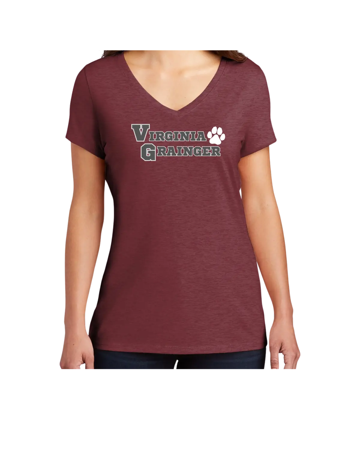 Vg Women's V-Neck Tee 1