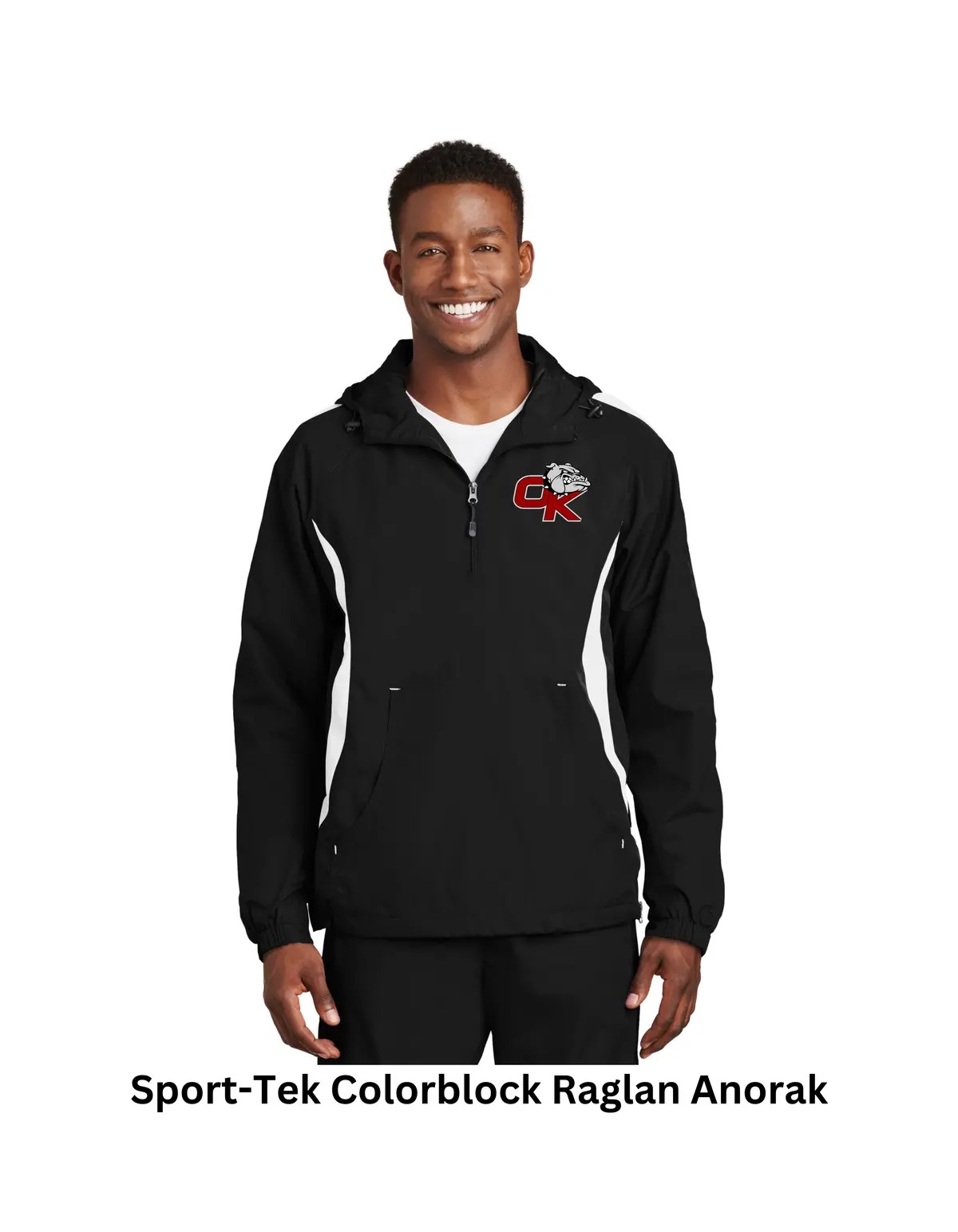 Okanogan Sport-Tek Colorblock Raglan Anorak 1