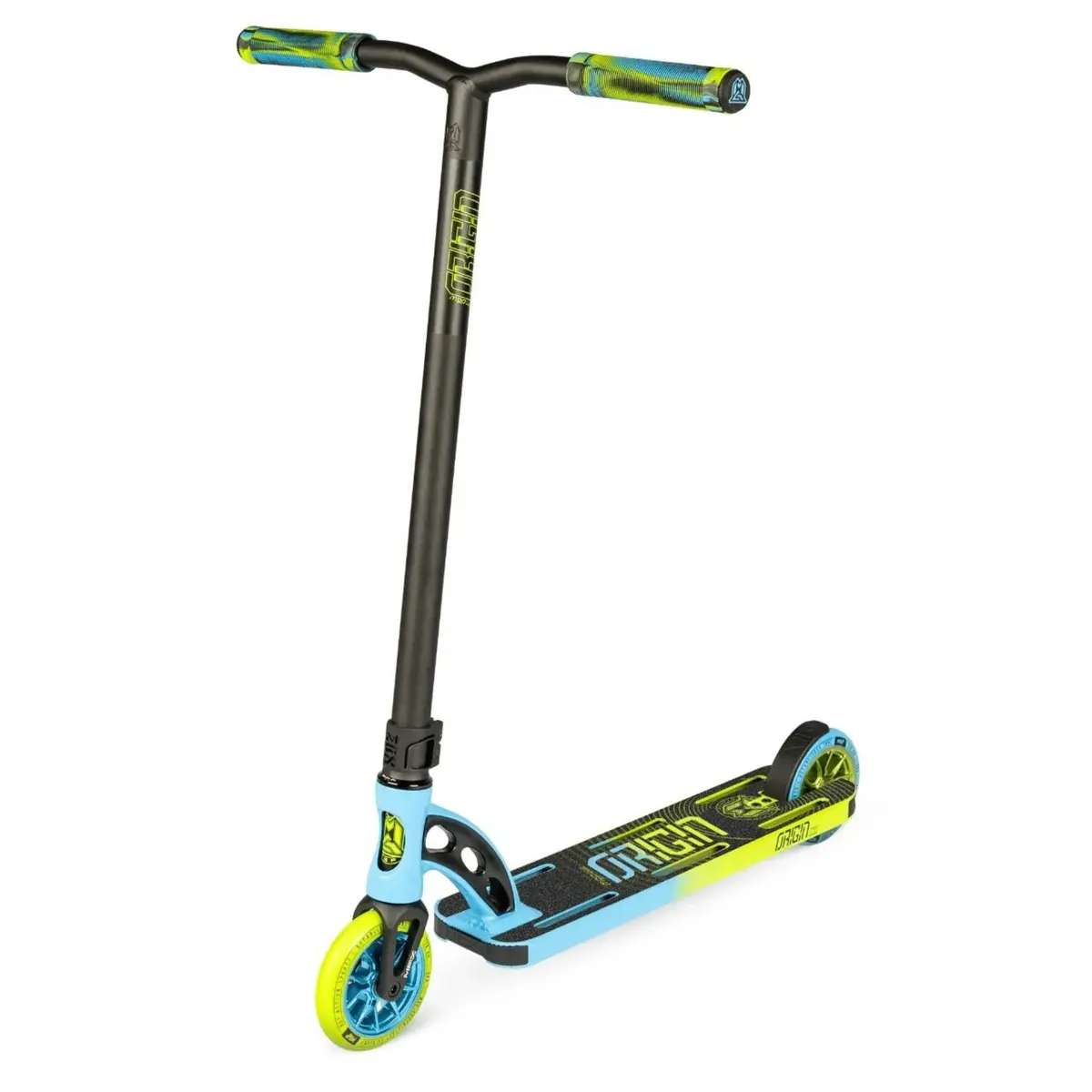 Mgp Vx Origin Pro 4.5" Complete Stunt Scooter, Blue/Lime 1
