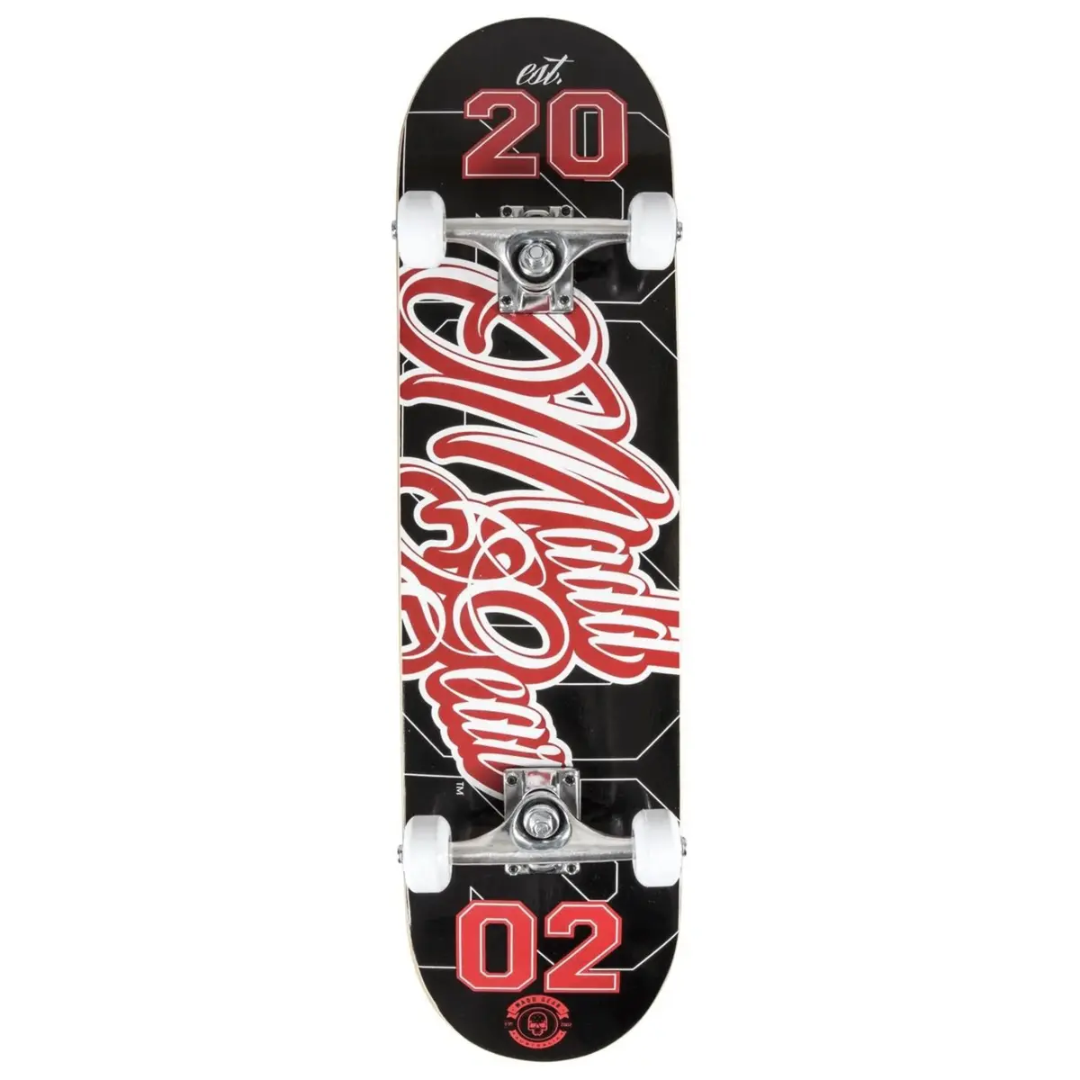 Madd Gear Pro Gameplay Complete Skateboard, Black/Red 1