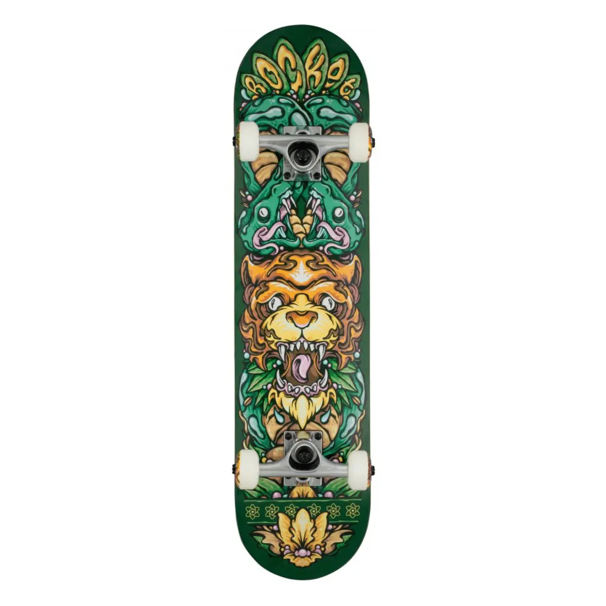 Rocket Wild Pile-Up Complete Skateboard 7.5", Green 1