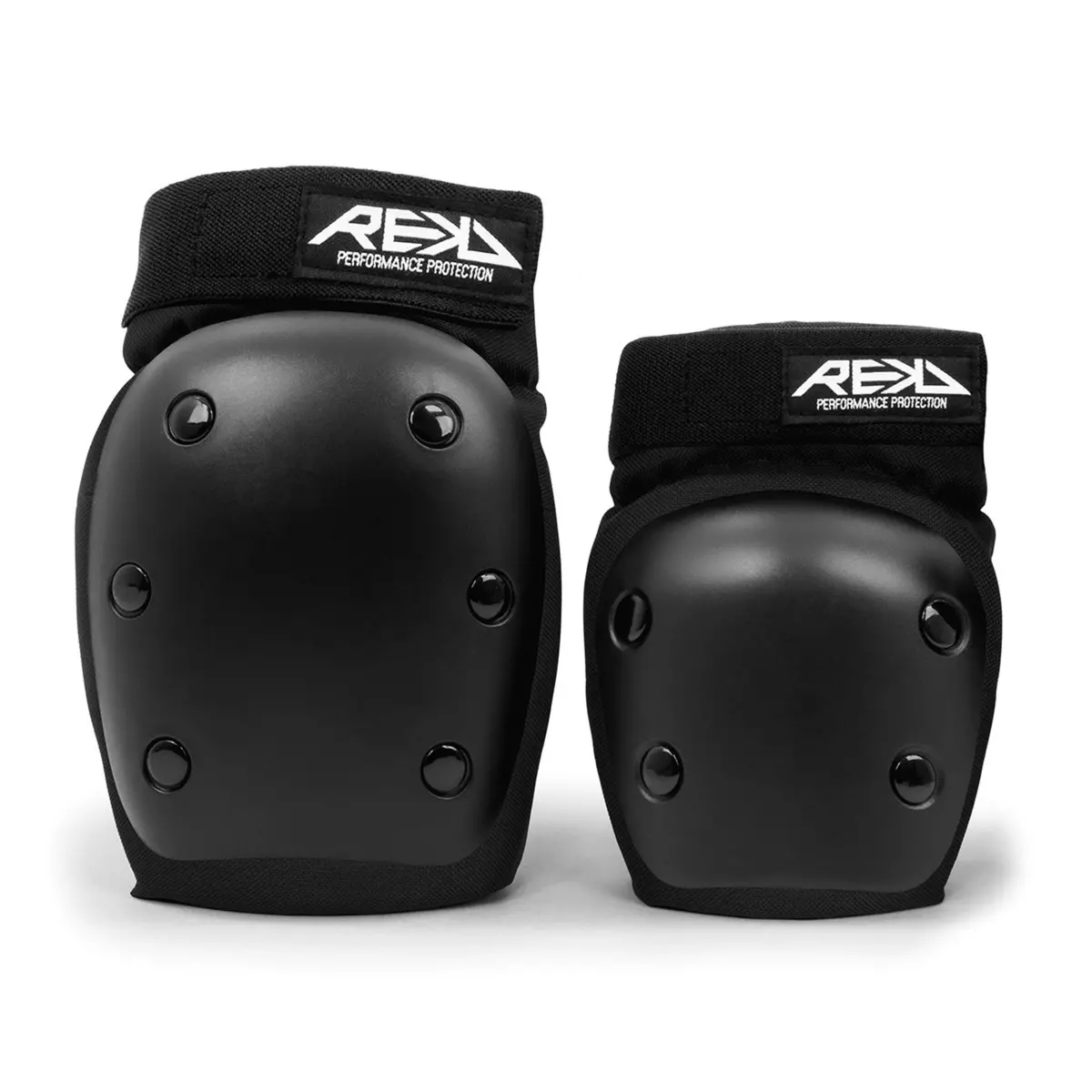 Rekd Youth Heavy Duty Double Pad Set, Black/Black 1