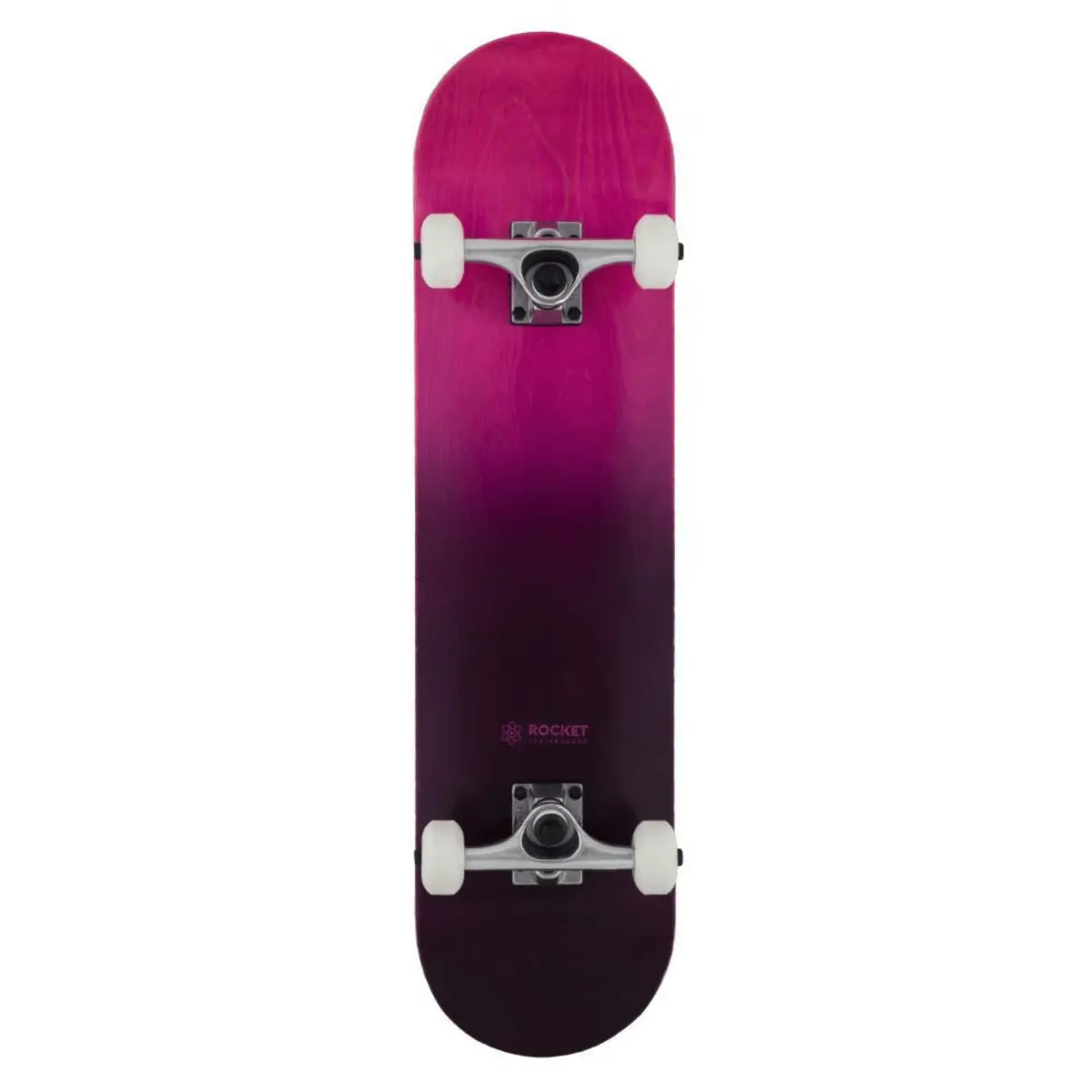 Rocket Double Dipped Complete Skateboard 7.75", Purple/Black 1