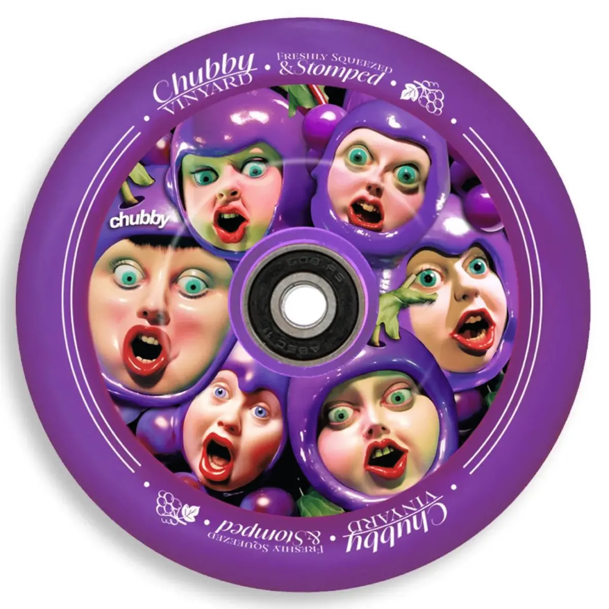 Chubby Grape Juice Stunt Scooter Wheel 110Mm , Purple 1