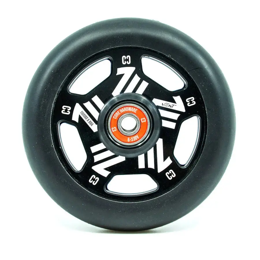 Core Vent Hollow Scooter Wheel 110Mm – Black 1