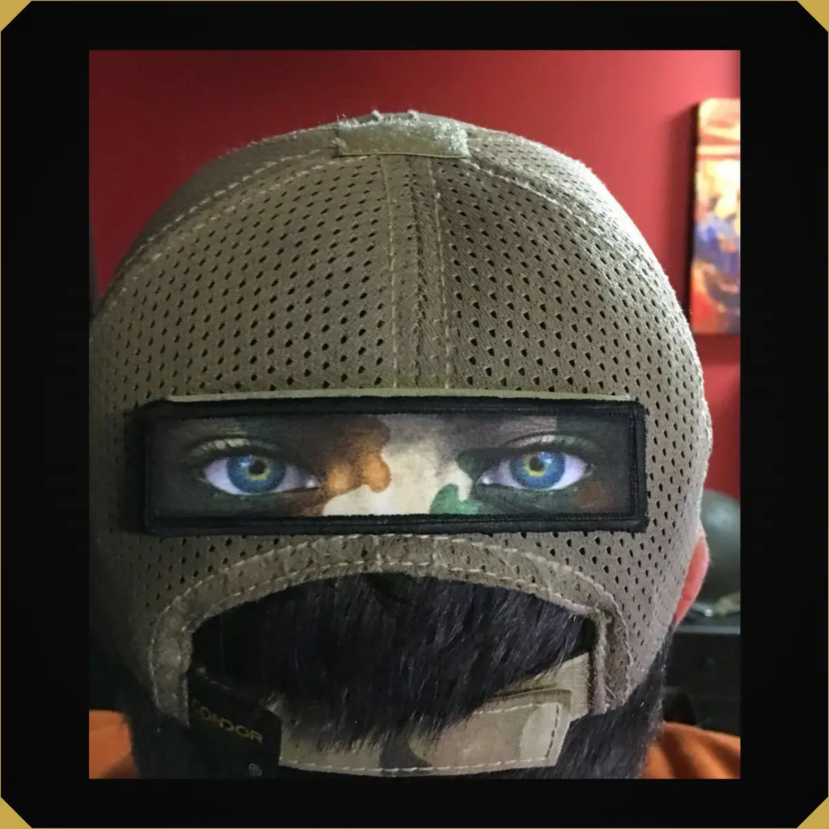 1X4 Camo Eyes Morale Patch 1