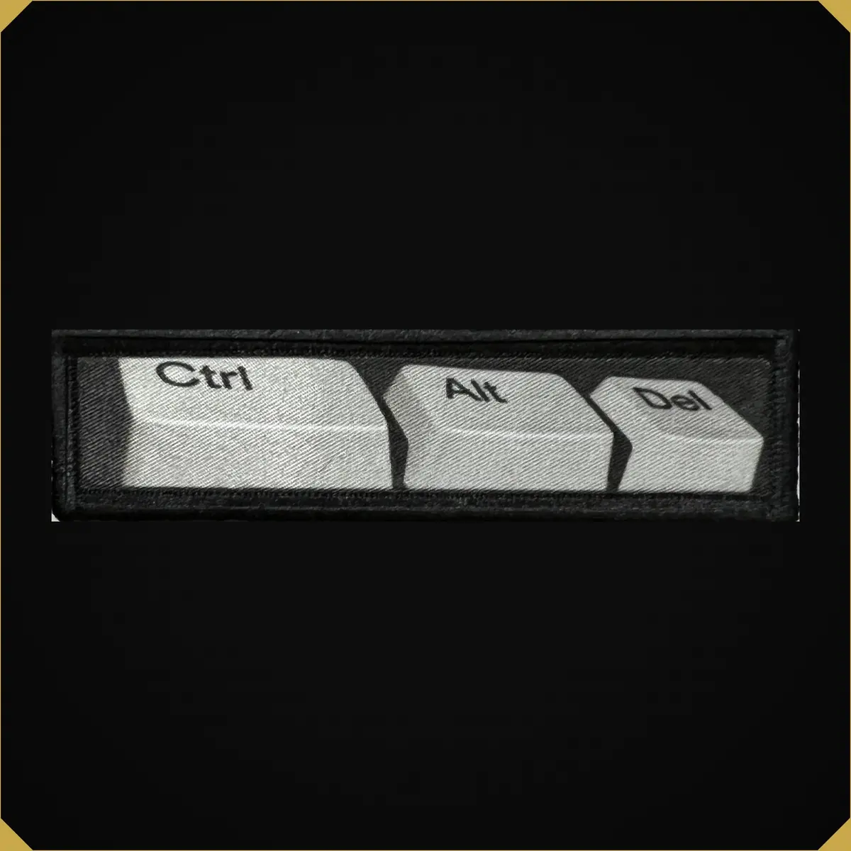 1X4" Ctrl + Alt + Del Morale Patch 1