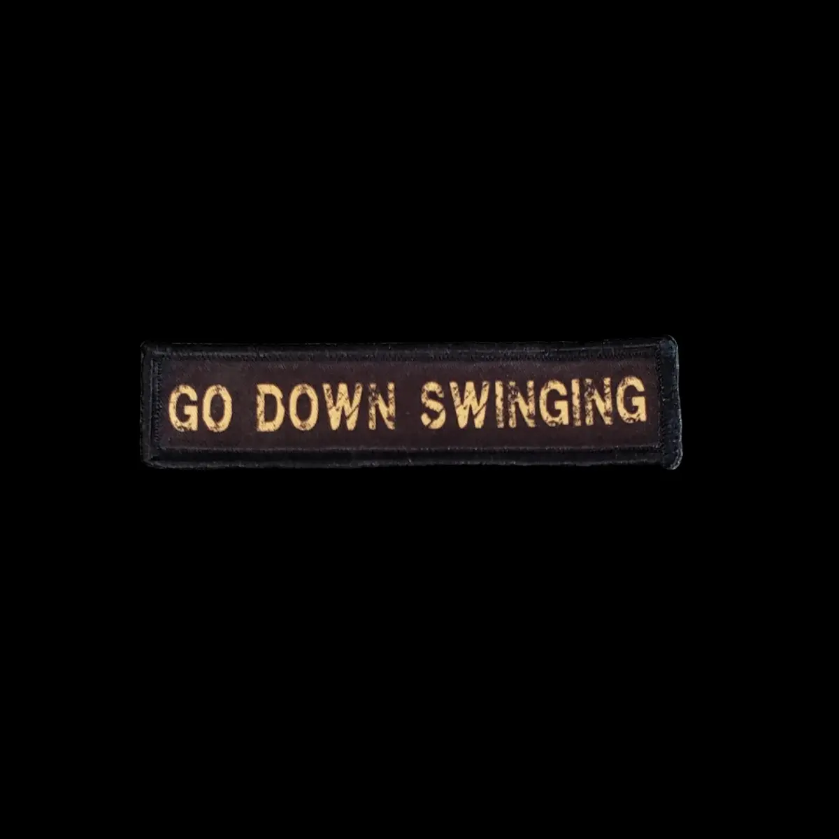 1X4 Go Down Swinging Morale Patch 1