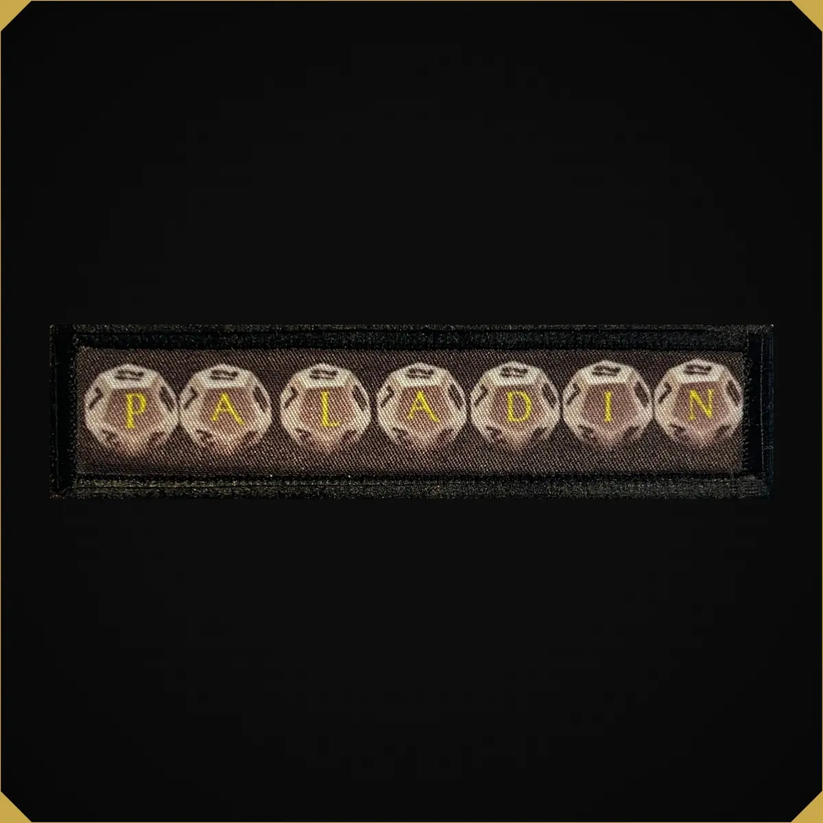 1X4 Paladin Dnd Roleplaying Patch 1