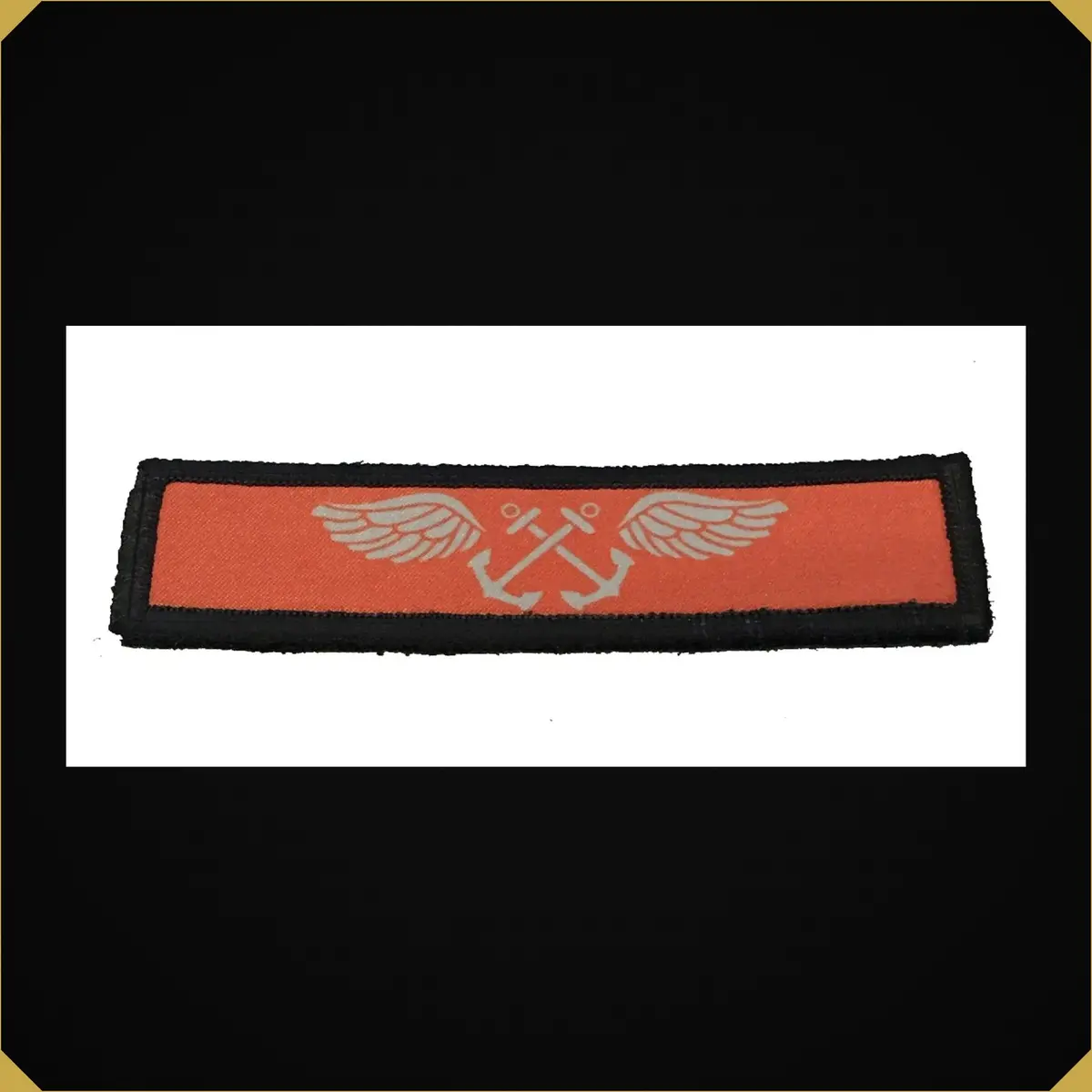 1X4 Red Shirt Boatswain's Mate Morale Patch 1
