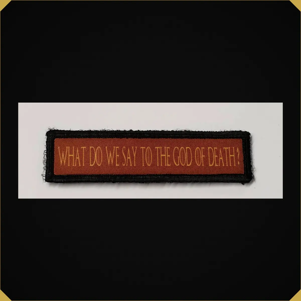 1X4 Thrones Arya What Do We Say To The God Of Death Morale Patch 1