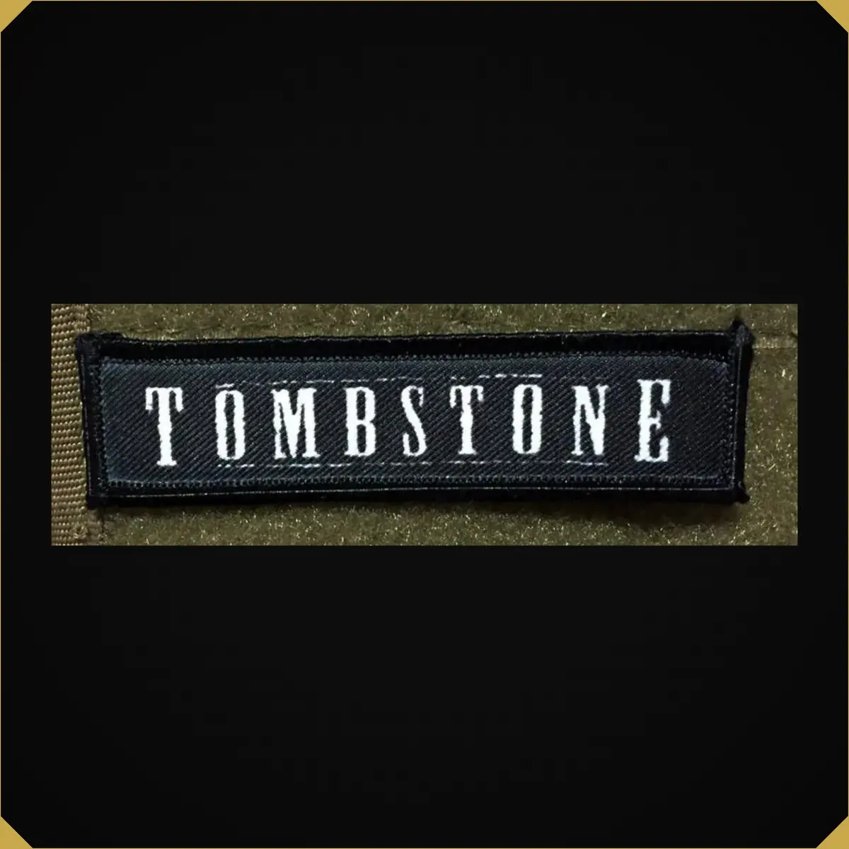 1X4 Tombstone Movie Logo Morale Patch 1