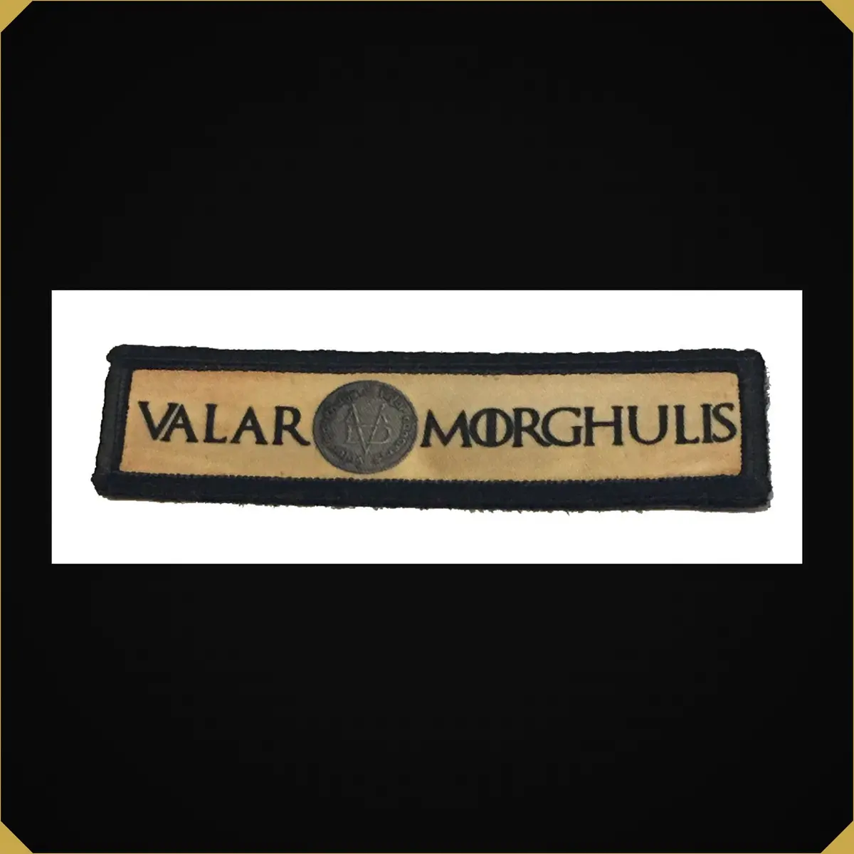 1X4" Valar Morghulis Game Of Thrones Morale Patch 1
