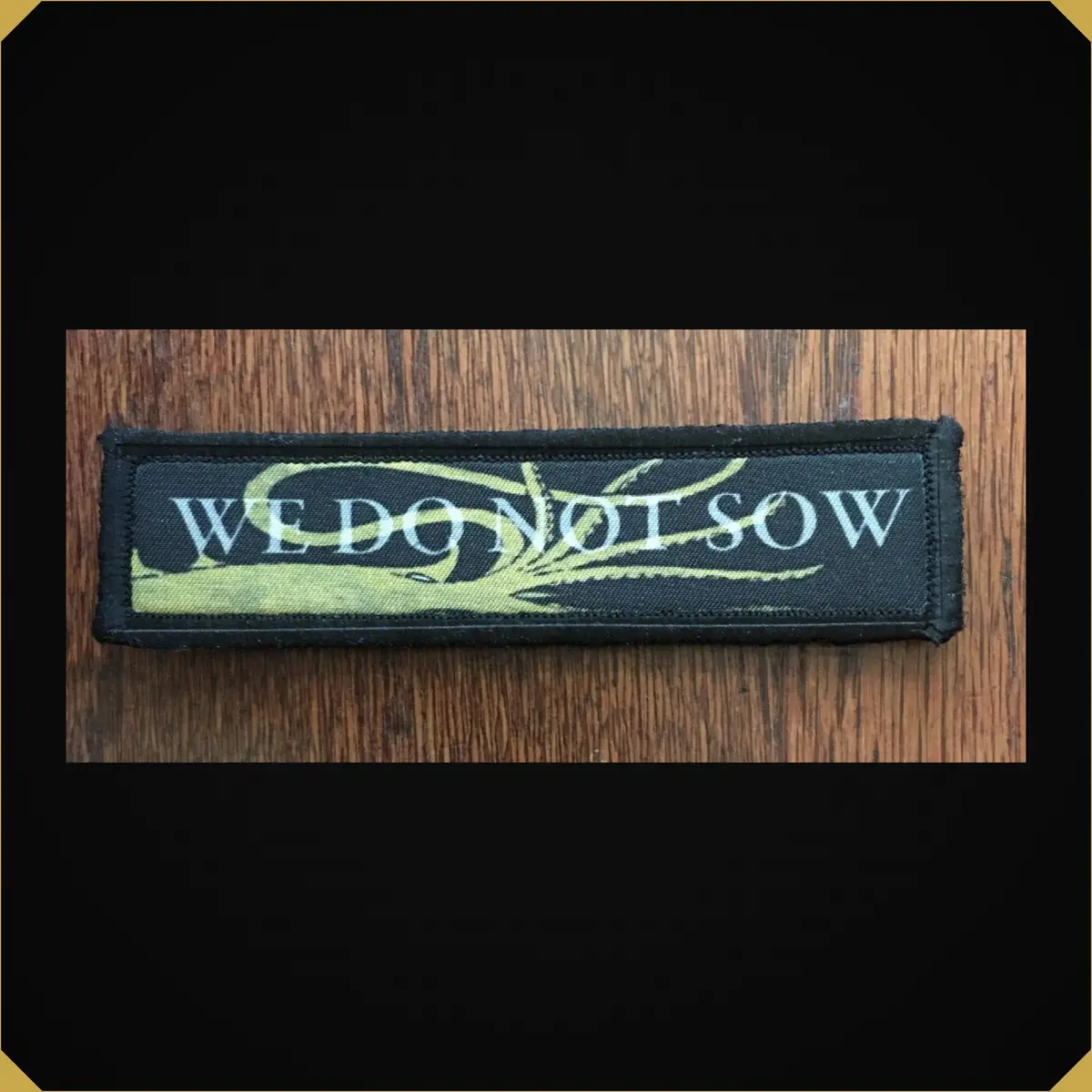 1X4" We Do Not Sow Game Of Thrones Morale Patch 1