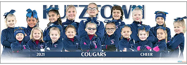 2021 Kutztown Cougars Cheer Poster 1