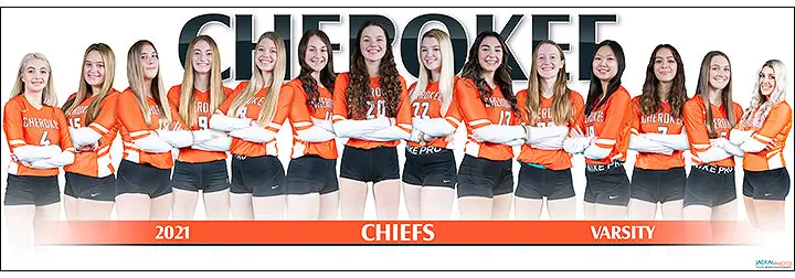 2021 Cherokee Chiefs Poster Combo 1
