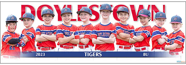 2023 Doylestown Baseball Red 8U 1