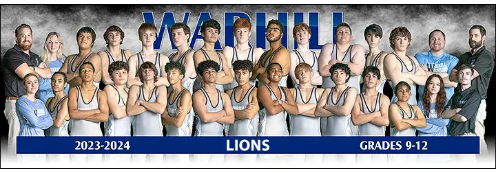 2023-2024 Warhill Wrestling Poster 1
