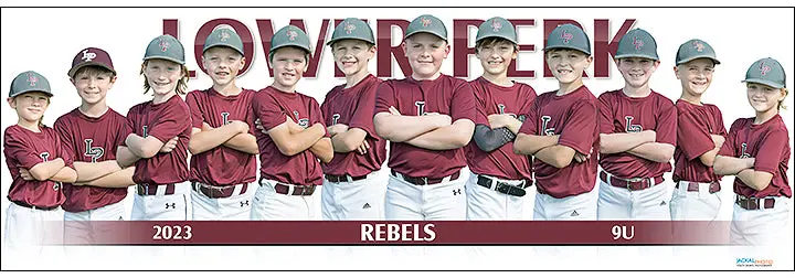 2023 Lower Perk Rebels Maroon 9U 1