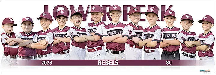 2023 Lower Perk Rebels Maroon 8U 1