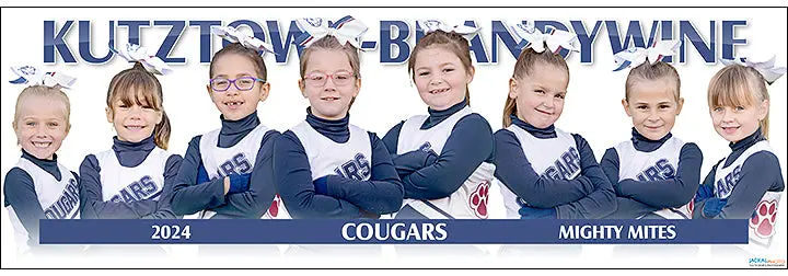 2024 Kutztown-Brandywine Cougars Mighty Mites Cheerleading 1