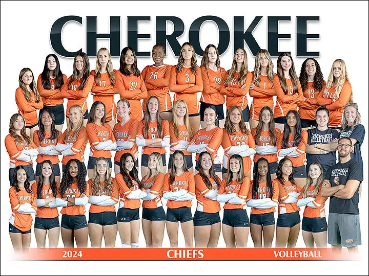 2024 Cherokee Chiefs Program Poster 1