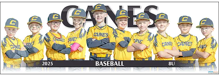 2025 Canes Baseball 8U 1