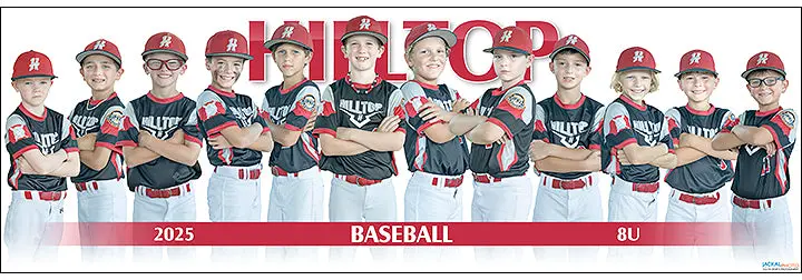 2025 Hilltop Baseball 8U 1