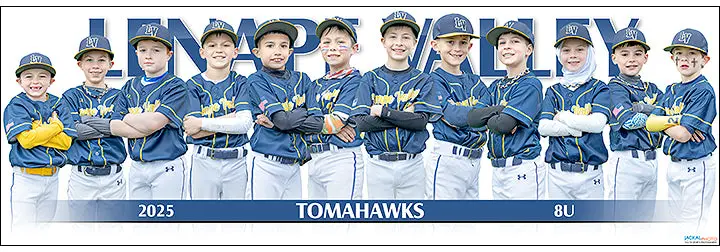 2025 Lenape Valley Tomahawks 8U 1