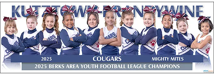 2025 Kutztown-Brandywine Cougars Mighty Mites Cheer 1