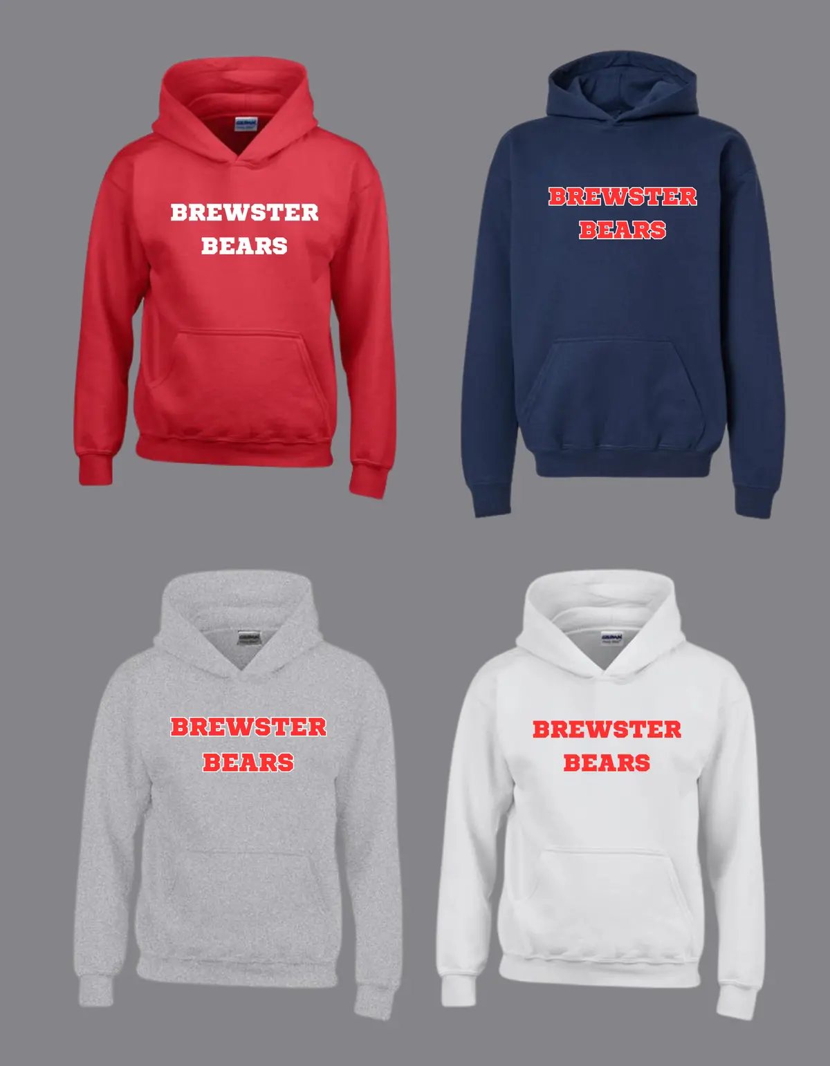 Brewster Bears Hoodie 1