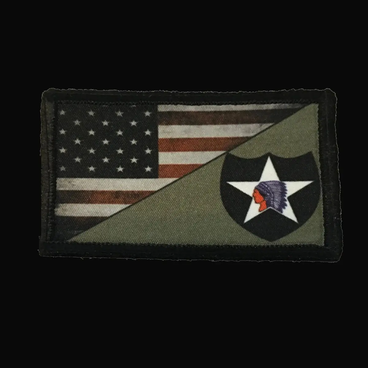 Full Color 2Nd Infantry Division Morale Patch 1
