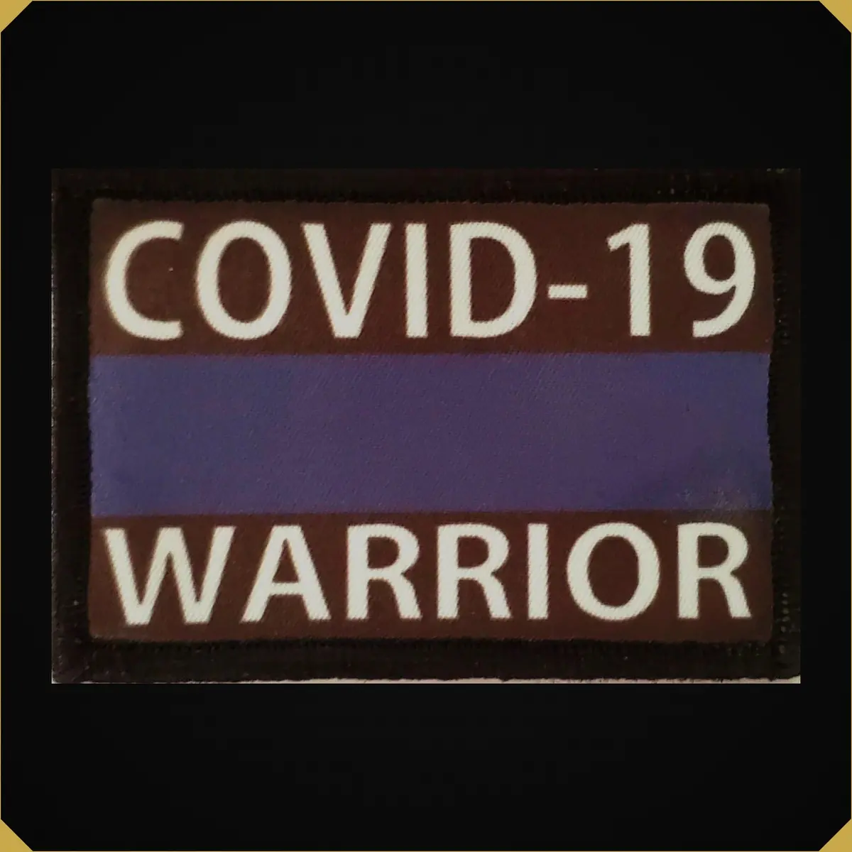 2X3"Emt First Responder Covid-19 Warrior Morale Patch 1