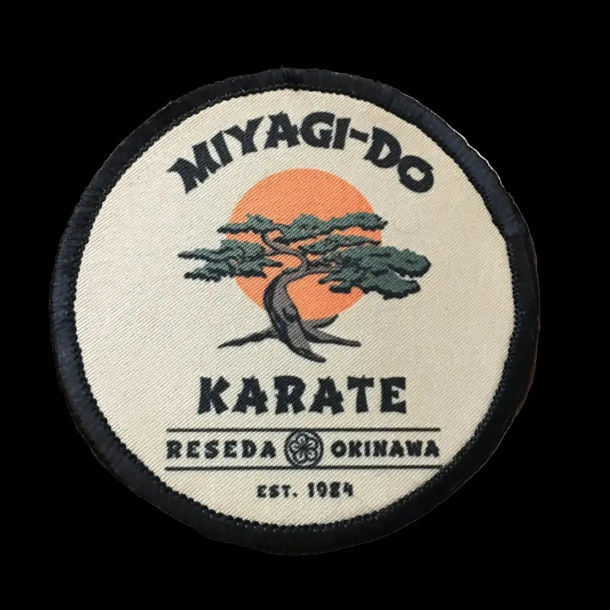 3" Circle  Miyagi Do Karate Kid Movie Morale Patch 1