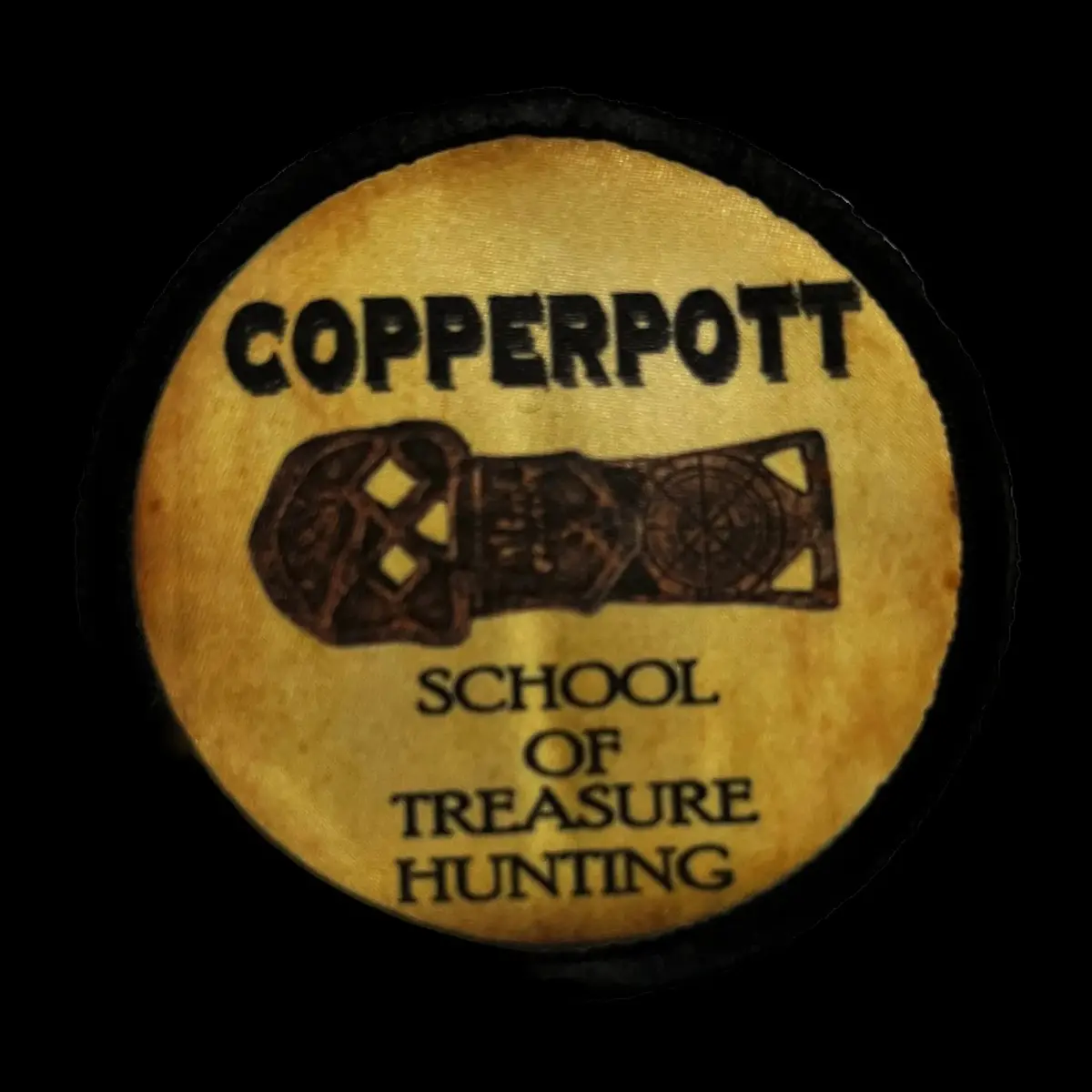 3" Copperpott School Of Treasure Hunting Morale Patch 1
