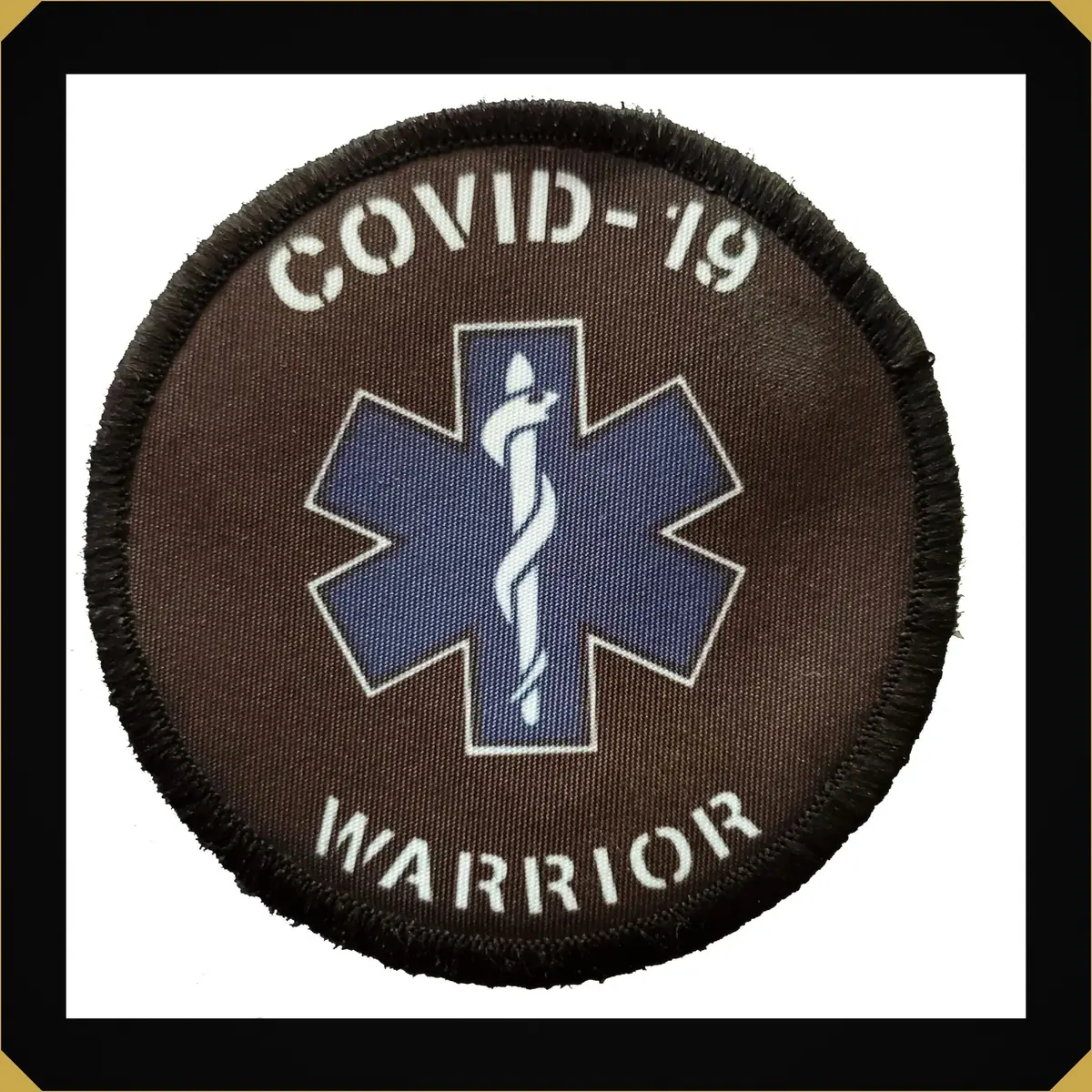 3" Emt First Responder Covid-19 Warrior Morale Patch 1