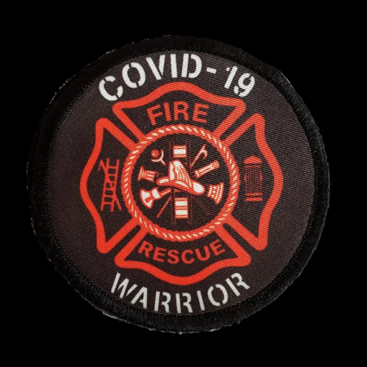 3" Fire & Rescue Covid-19 Warrior Morale Patch 1