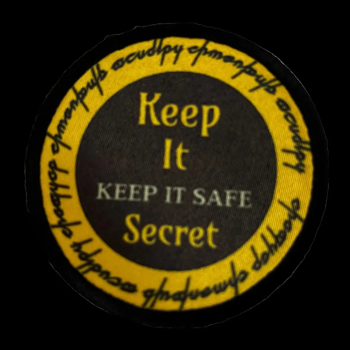 3" Keep It Secret Keep It Safe Morale Patch 1