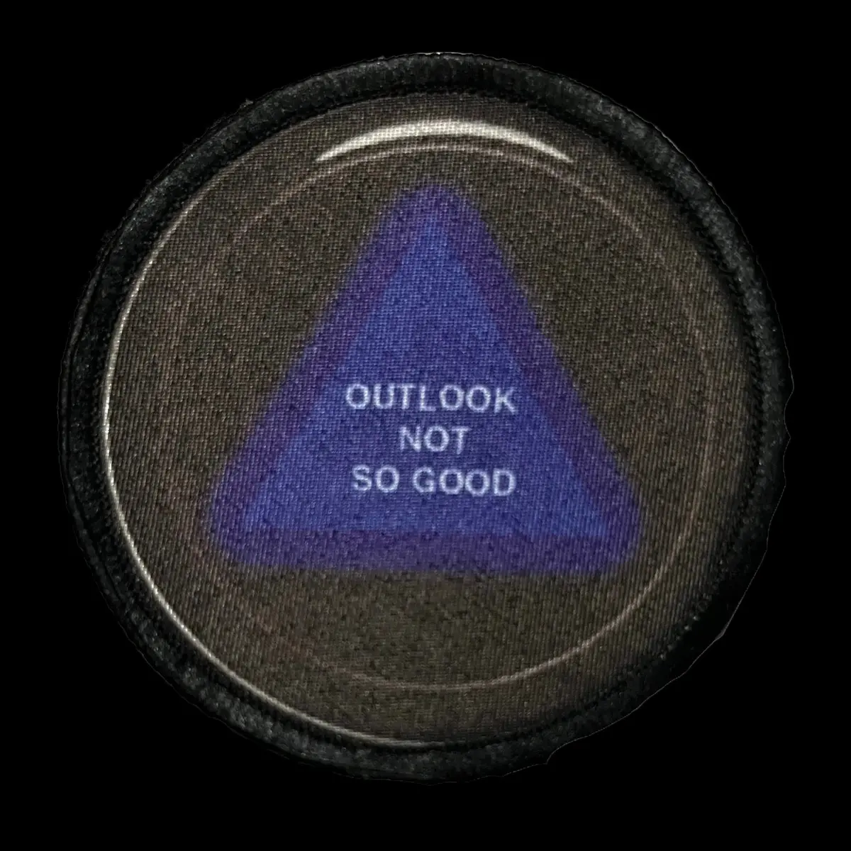 3" Magic 8 Ball "Outlook Not So Good" Morale Patch 1