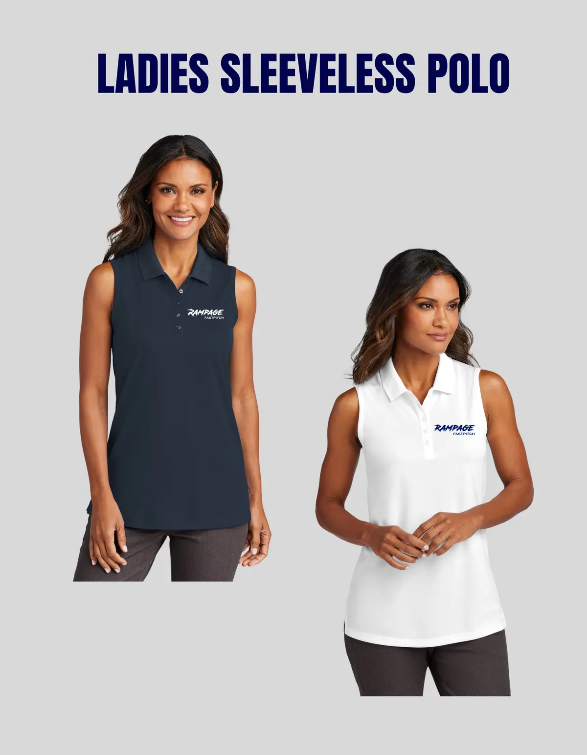Women's Sleeveless Polo 1