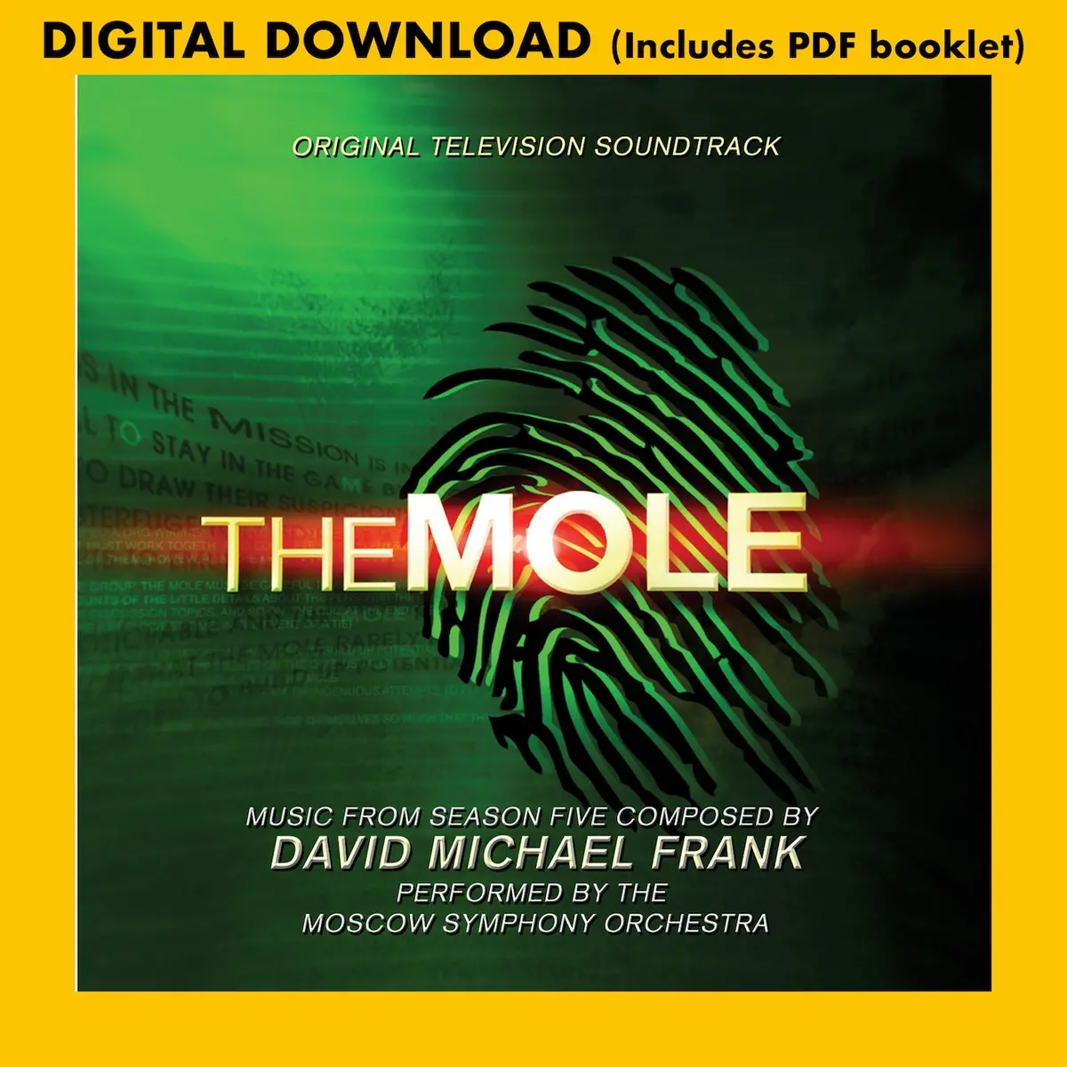 The Mole - Original Television Soundtrack By David Michael Frank 1