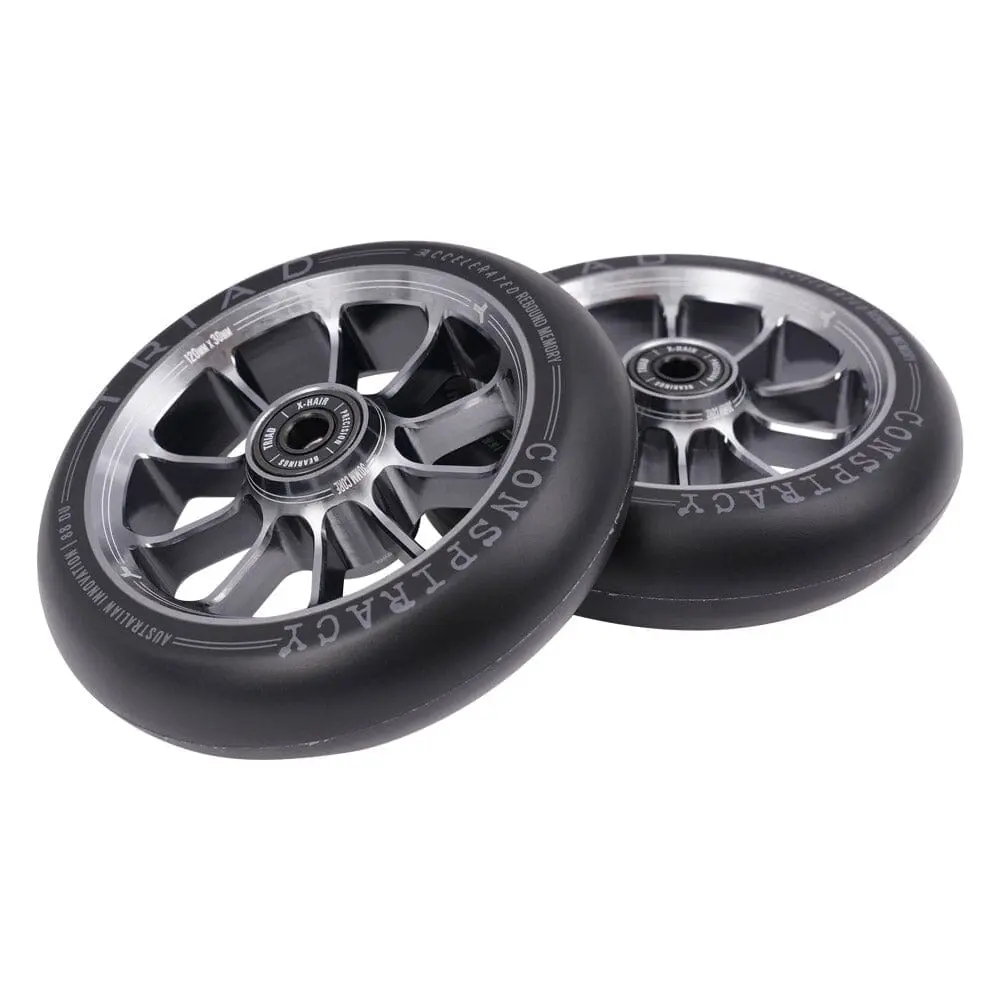 Triad Conspiracy Scooter Wheels 120Mm X 30Mm (Pair), Ano Ti 1