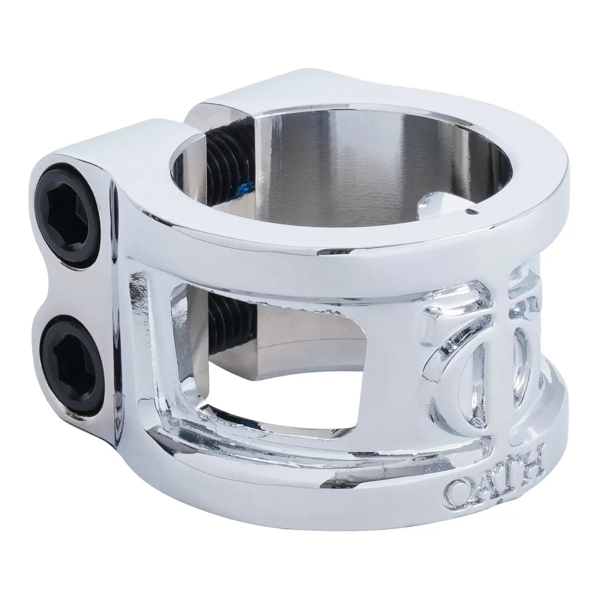 Oath Cage V2 Alloy Hic/Ihc Scooter Clamp, Neo Silver 1